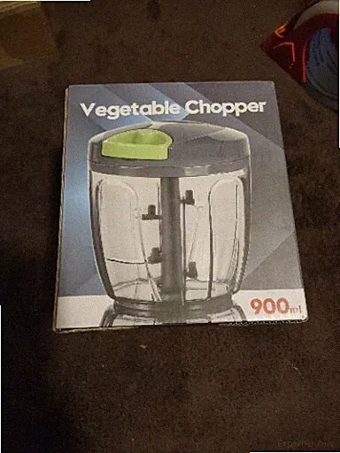 BRAND NEW in BOX Manual Portable Pull String Food Processor Vegetable Chopper