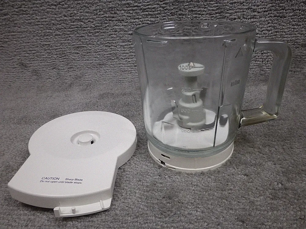 Braun 3210 Food Processor Blender Glass Jar Lid Blade EUC