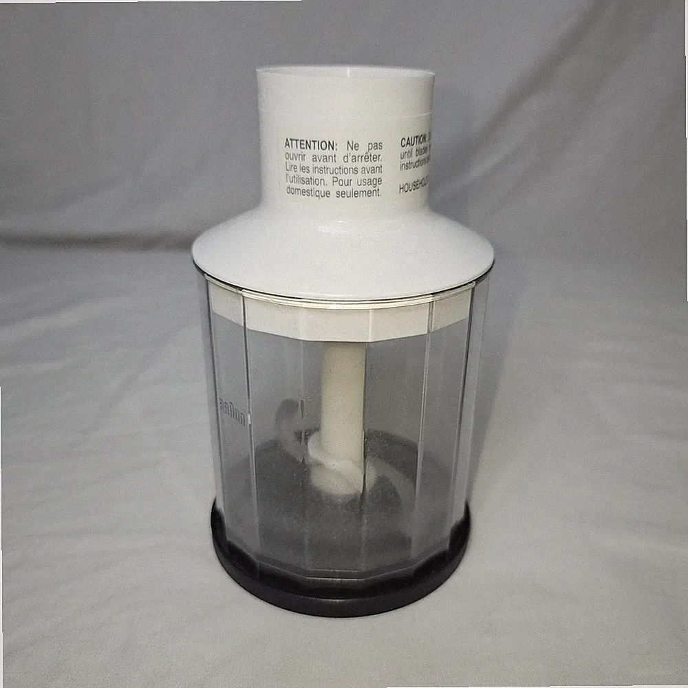 Braun Chopper Bowl Attachment Part - For Multiquick Blender MR400HC **READ**
