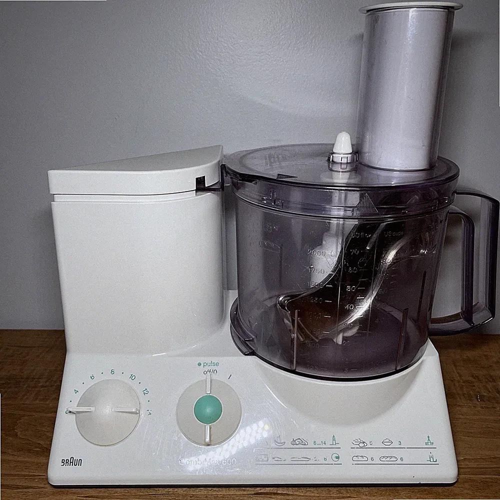 Braun Combimax K600 Food Processor Mixer - 3 Blade Attachments - Tested Working