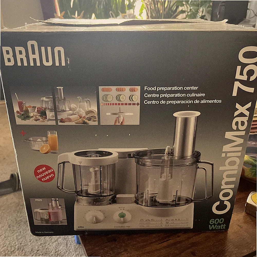 Braun Combimax K750 Food Processor - Complete in Original Box - UNUSED