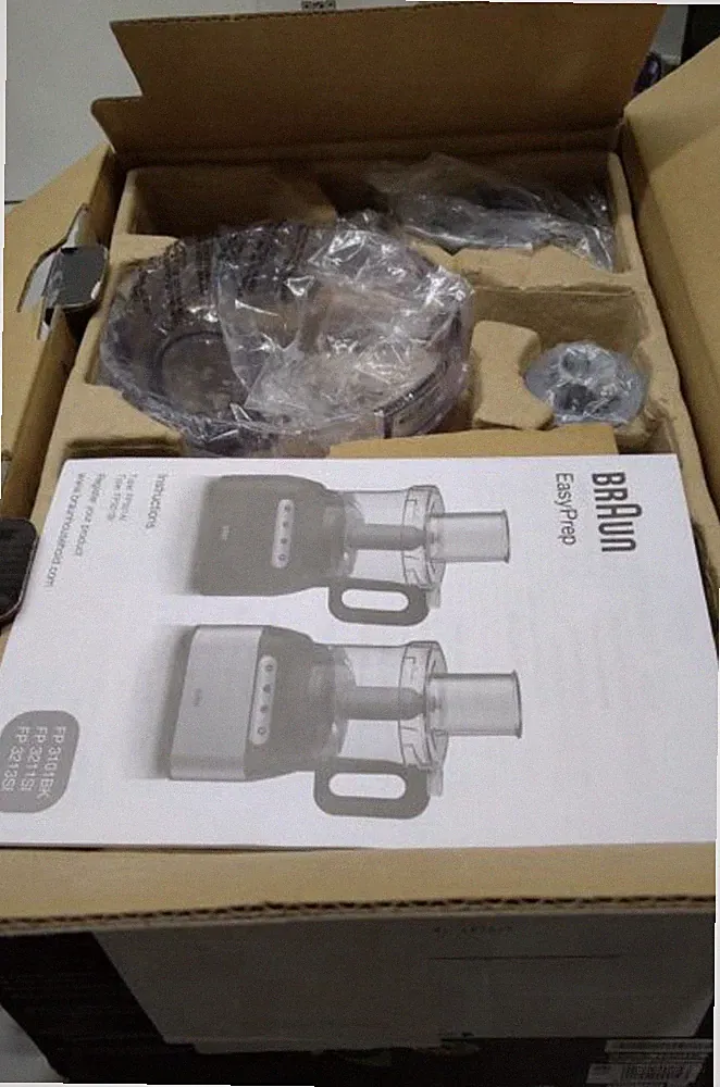 Braun Easy Prep 8 Cup Food Processor - Silver