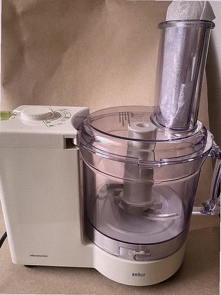 Braun Electronic Food Processor 700W 12 Cup 5-Speed w/ Bowl Lid Blades Pusher