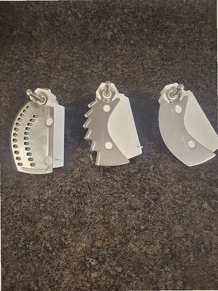 Braun Food Processor 4258 4259 4261 Lot of 3 Blade Inserts Replacement Parts
