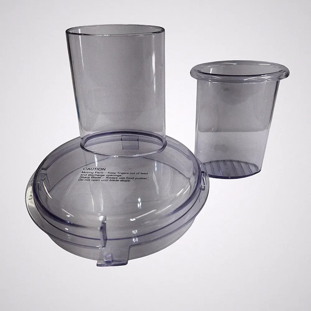 Braun Food Processor Lid Cover & Food Pusher Type 4177 Clear Genuine Part