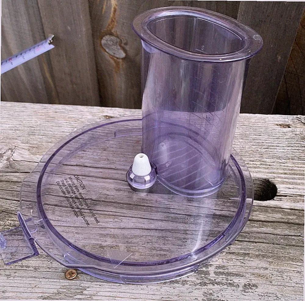 Braun Food Processor Lid Cover & Food Pusher Type Clear 3205 FP 3020 Gen.Part