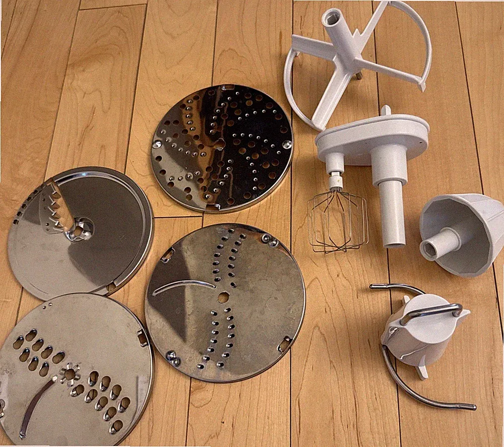 Braun Food Processor Replacement Parts: Discs, Disc Carrier, Dough Hook+