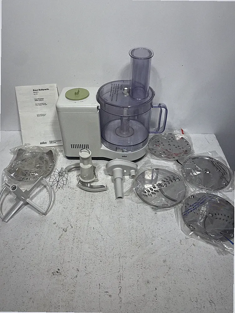 Braun Food Processor Type 4259 + Accessories Made In Germany Excellent