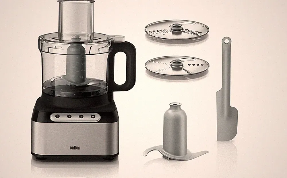 Braun FP3211 Easy Prep 8 Food Processor,Silver