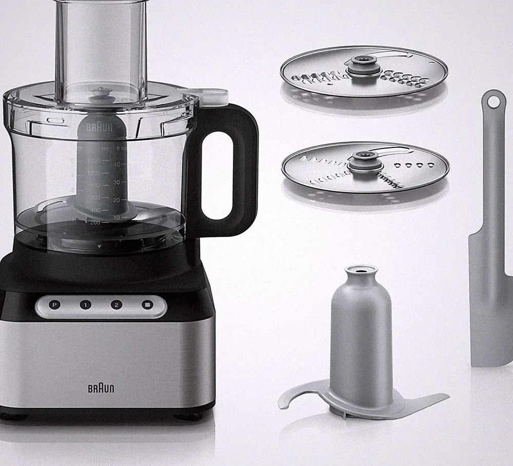 Braun FP3211SI Easy Prep 8c Food Processor Silver/Black
