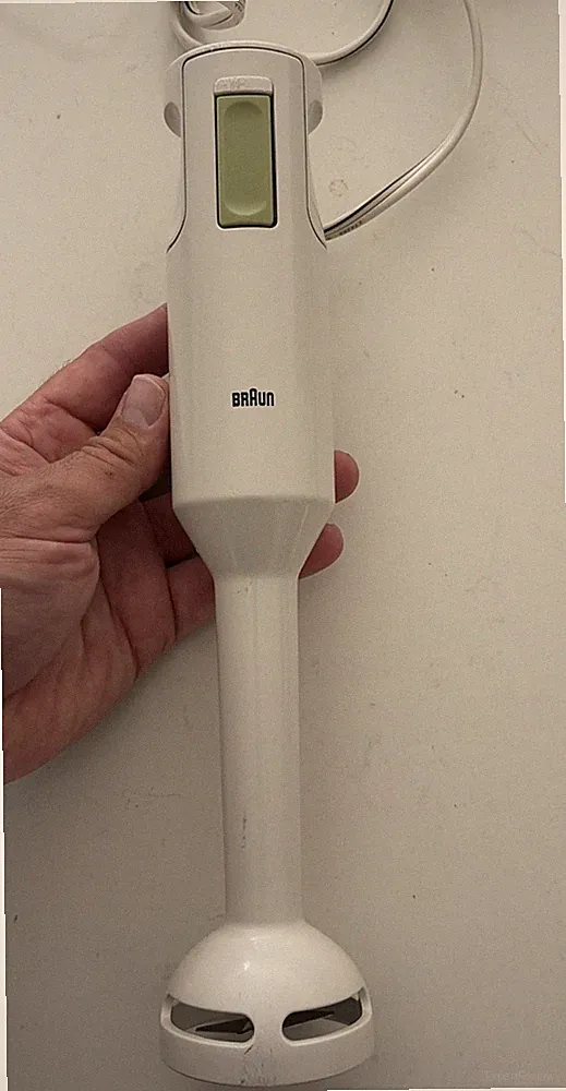 Braun Hand Held Immersion Blender Chopper 4169 Mixes Sauces Soups Tested