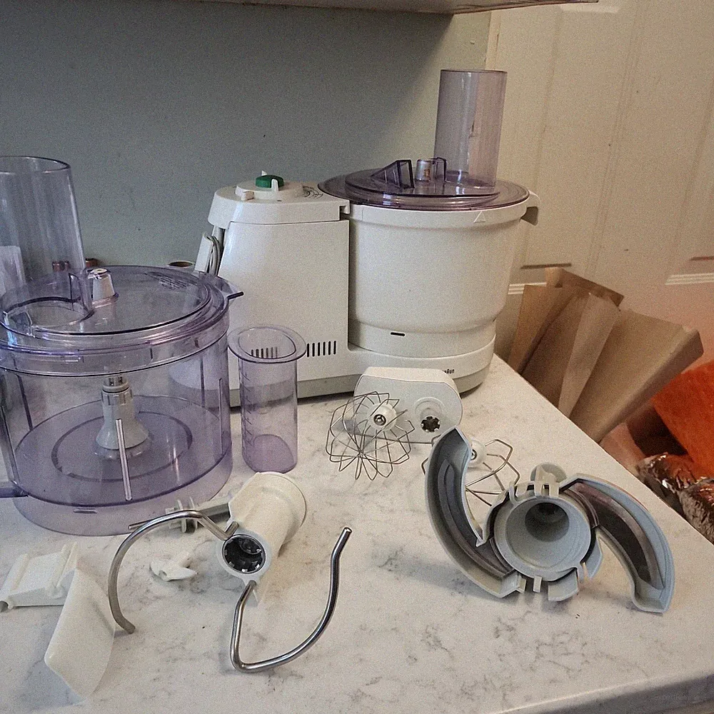 Braun Model 3210 Food Processor Preparation Center Made in Germany TESTED WORKS