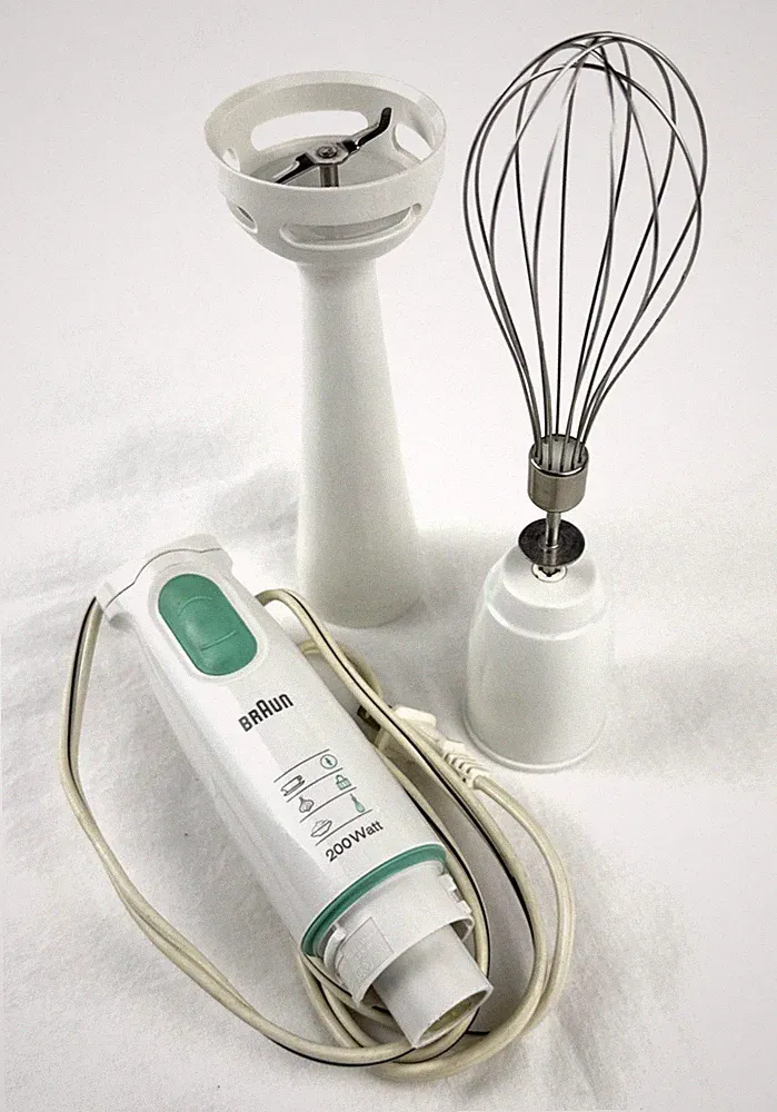 Braun Multiquick 200 Watt Immersion Blender Chopper Plus Wire Whisk, Free Ship