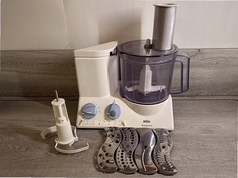 Braun Multiquick 3 K650 Food Processor Model# 3205 & Accessories Germany