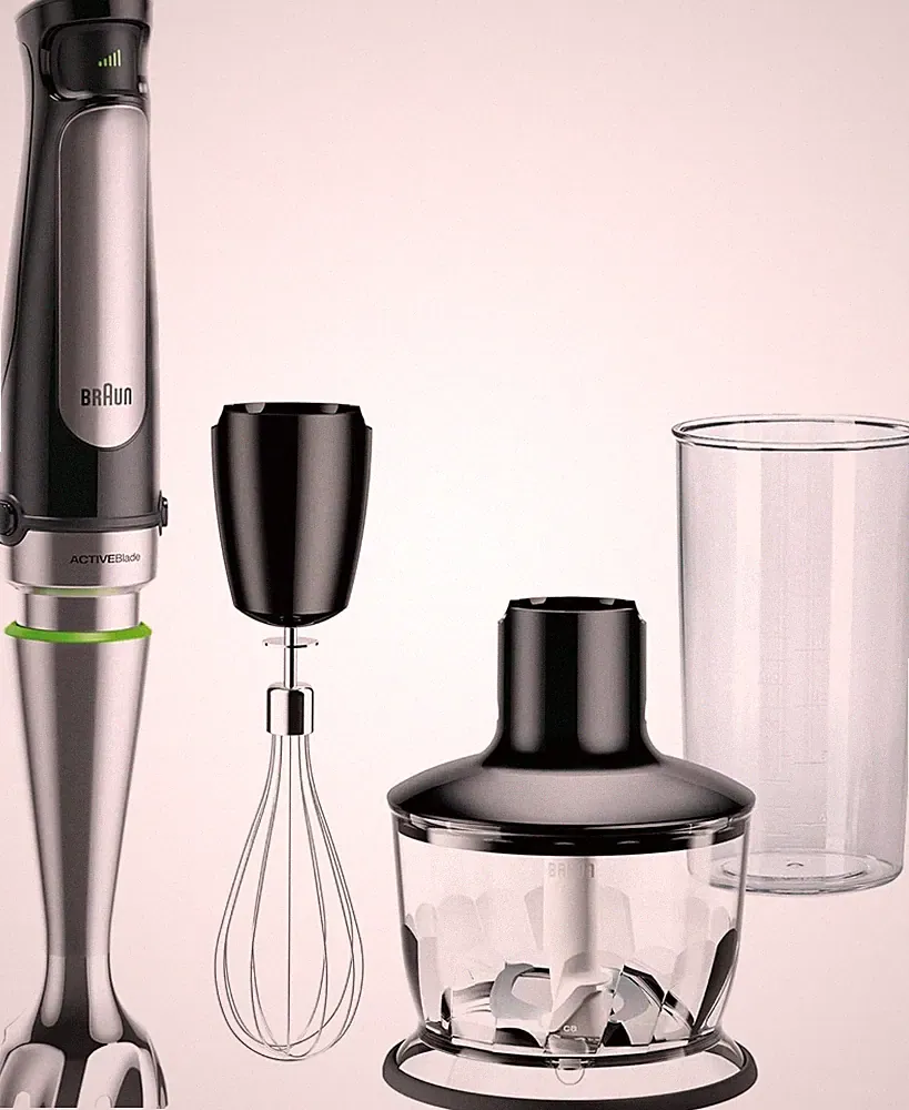 Braun MultiQuick 7 3 in 1 Immersion Blender Food Processor Silver