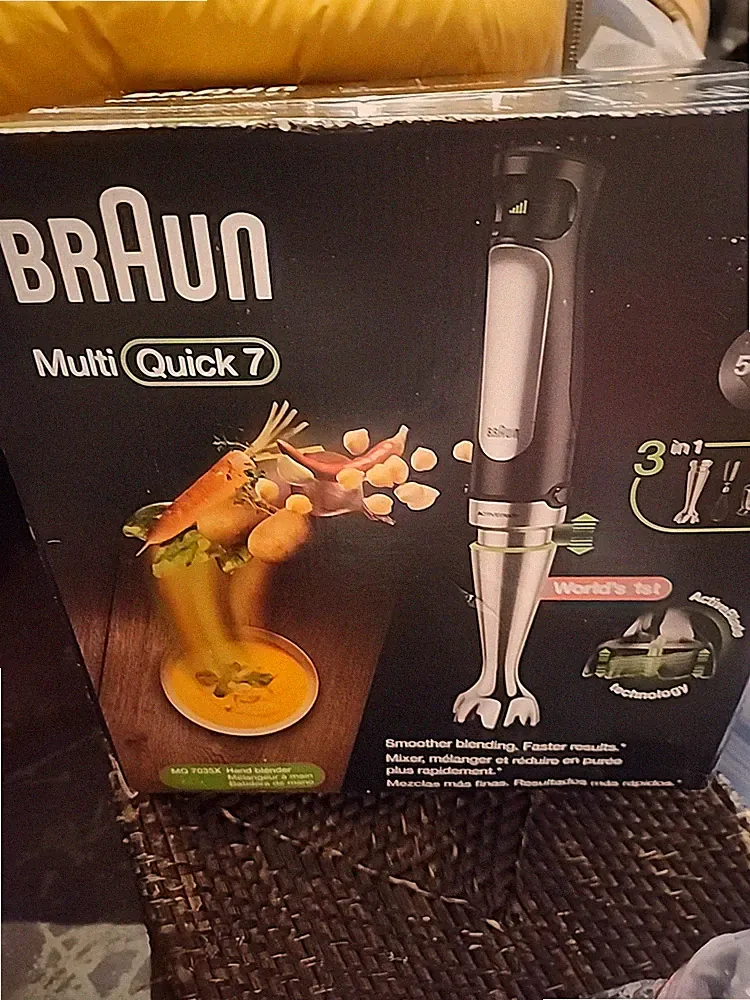 Braun Multiquick 7 3-In-1 Immersion Blender with Food Processor – Powerful Handh