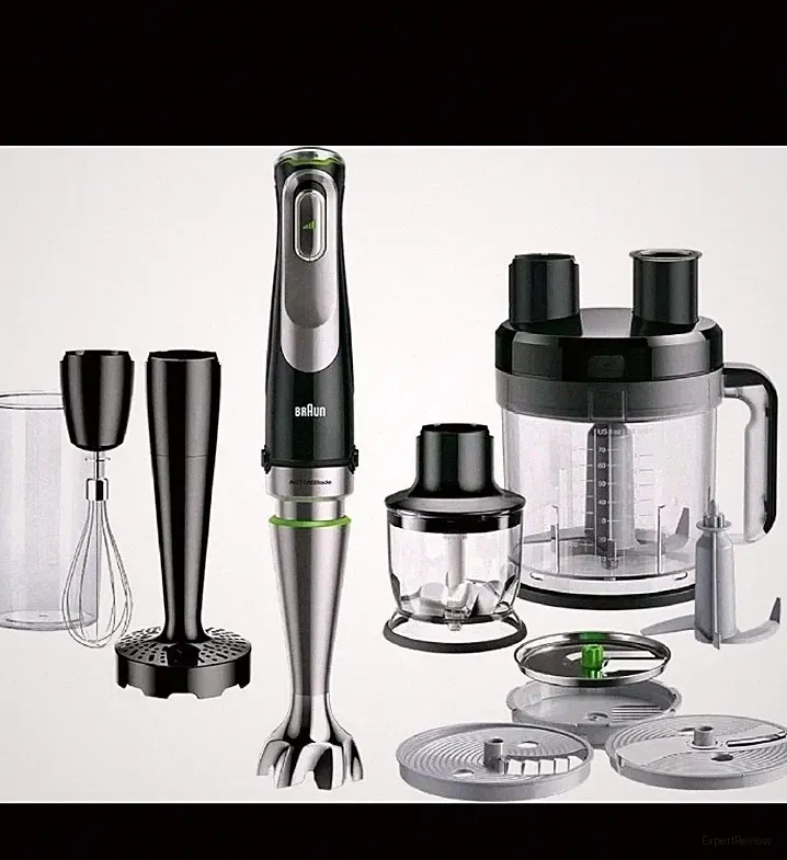 Braun MultiQuick 9 1200W Handheld Blender Set w/ Food Processor, Chopper