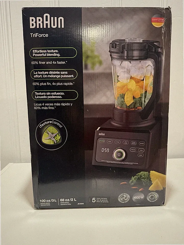 Braun TriForce Power Blender 1600W Countertop Blender NIB