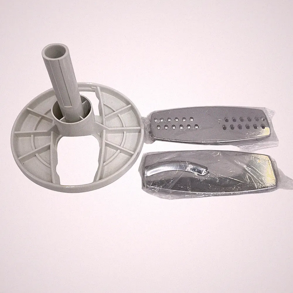 BRAUN Type 4177 Food Processor Disc Holder Base & 2 Grating Slicing Blades Parts