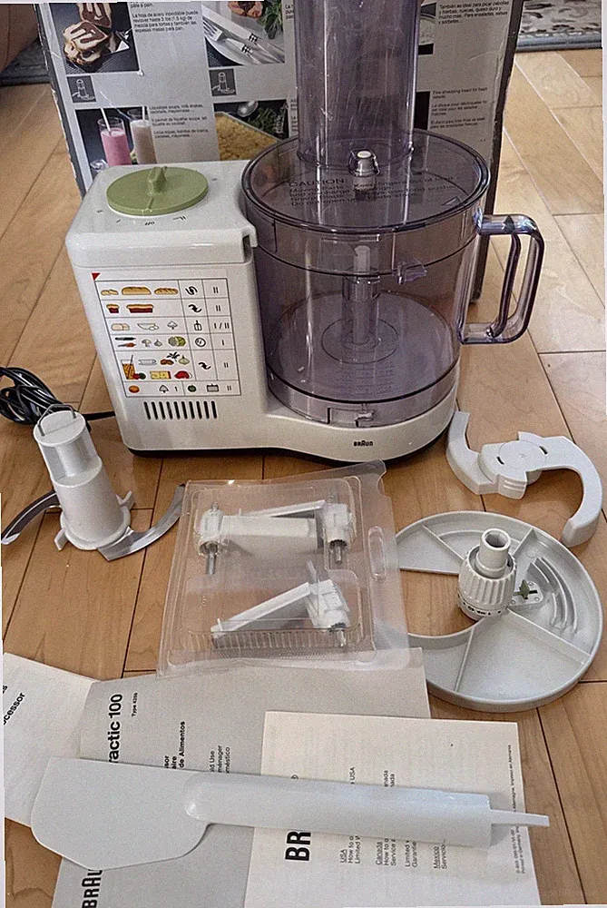Braun UK100 Multipractic Food Processor Type 4259 Made in Germany NIOB