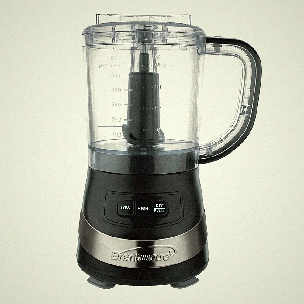 Compact Black 3 Cup Electric Food Chopper Processor FP-549BK