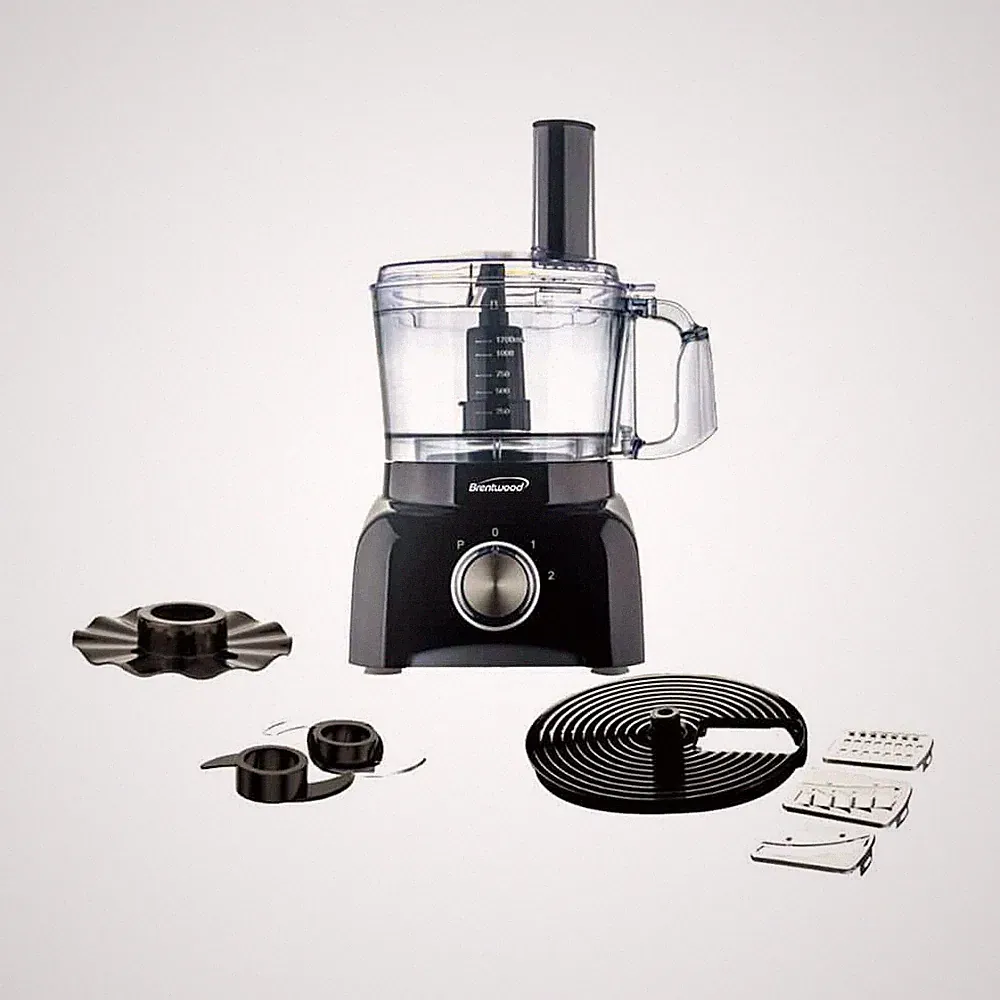 Brentwood Appliances Food Processor 5-Cup Black Compact Efficient Kitchen Tool