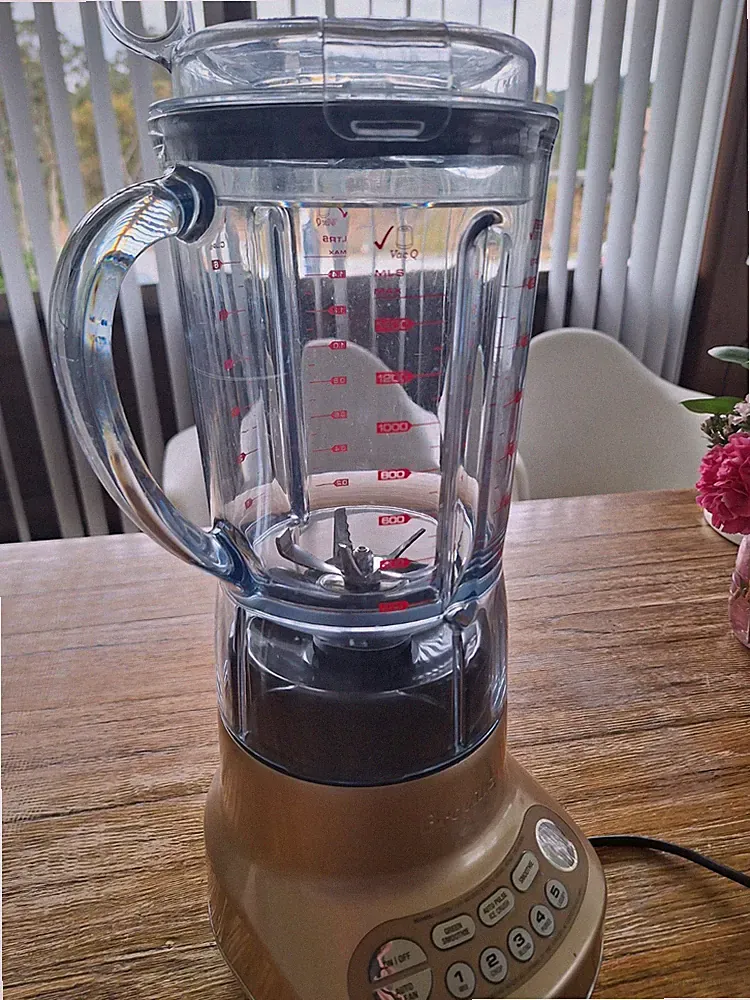 Breville BBL620 5-Speed Fresh & Furious Blender Heavy Duty - Gold, Clean!