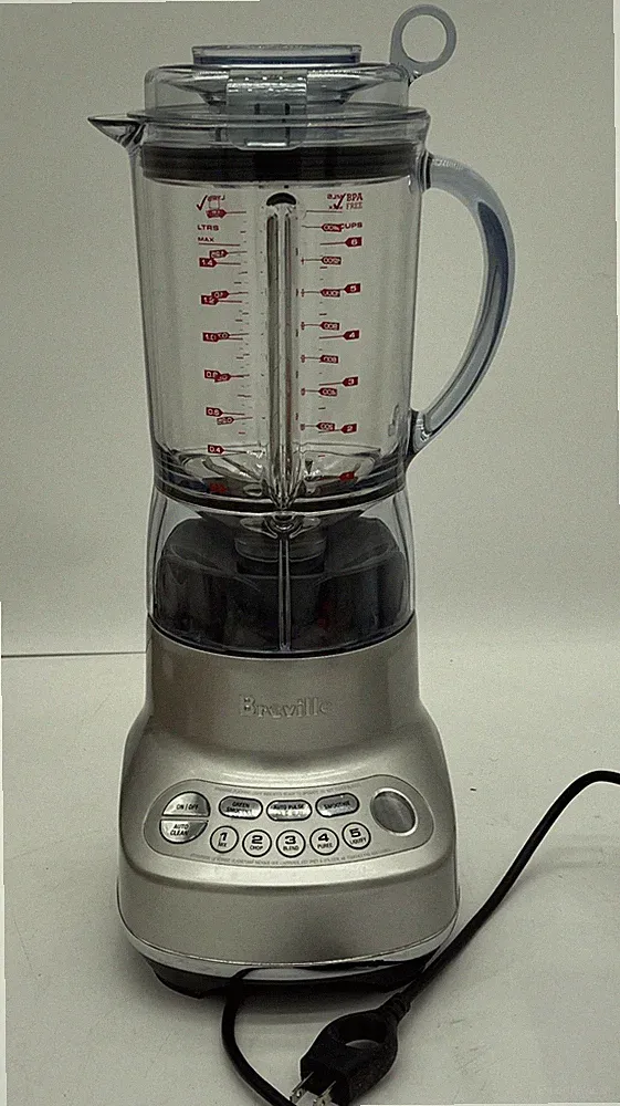 Breville BBL620 Sil/V 5-Speed Fresh & Furious Heavy Duty Blender Barely Used