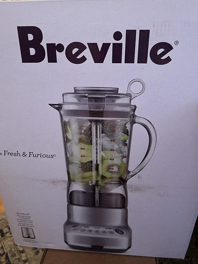 Breville BBL620 Sil/V 5-Speed Fresh & Furious Heavy Duty Blender Silver