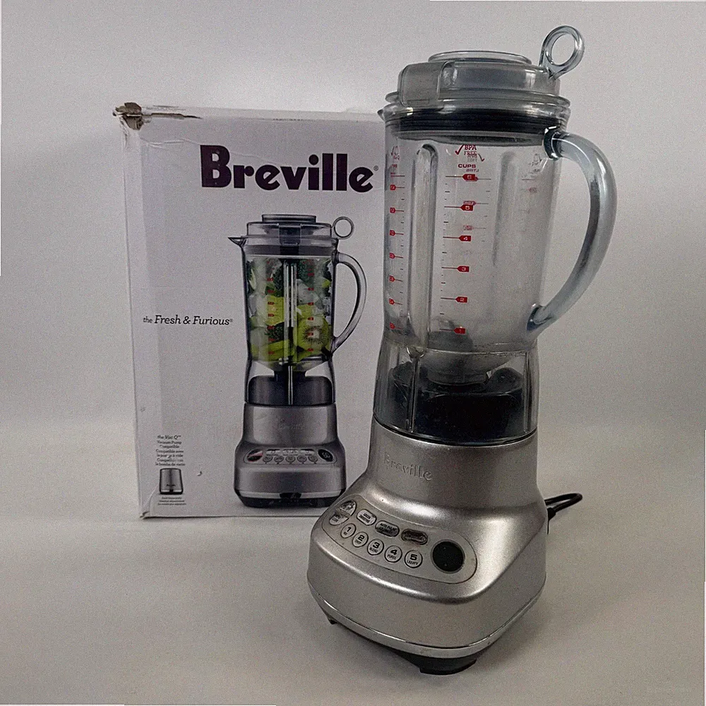Breville BBL620 Sil/V 5 Speed Fresh & Furious Heavy Duty Blender Tested Working