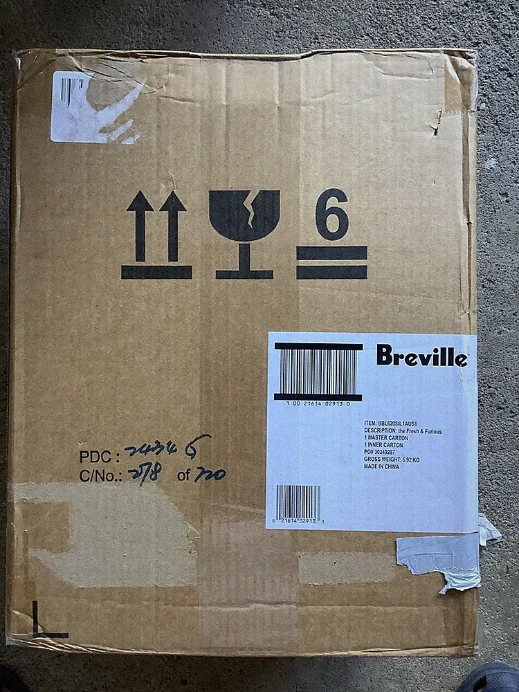 Breville BBL620SIL the Fresh & Furious Countertop Blender 1100W - Silver