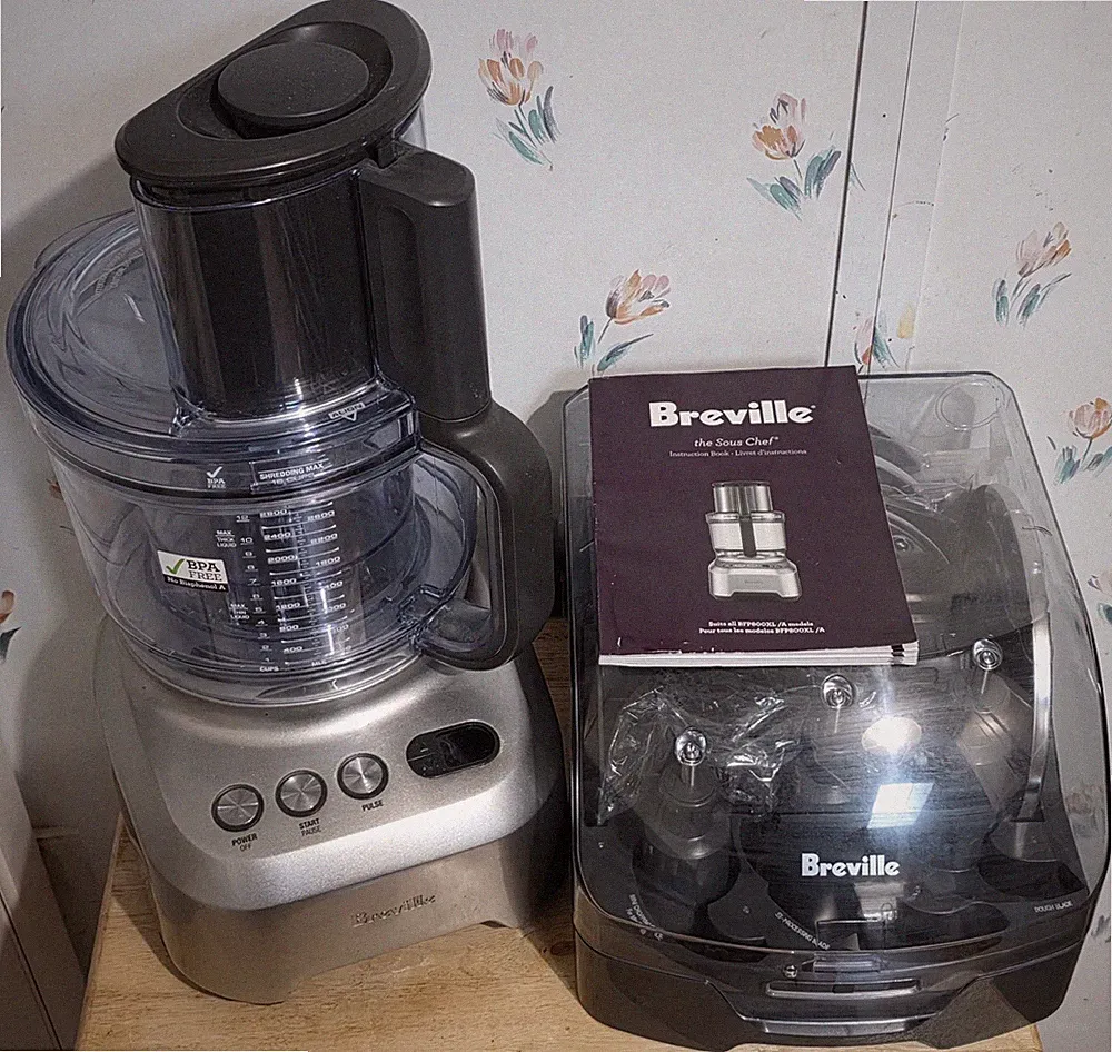 Breville BFP800XL Sous Chef 16 Cup Pro Food Processor Excellent W/ Accessories