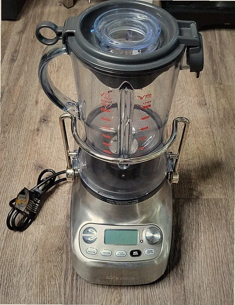 Breville Blender 1.5 Ltrs Cup BJB815 BSS Tested Working Condition /Juicer