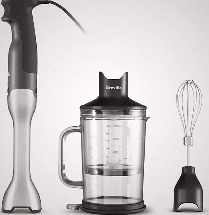 Breville BSB510XL Control Grip Immersion Blender, Brushed Stainless Steel