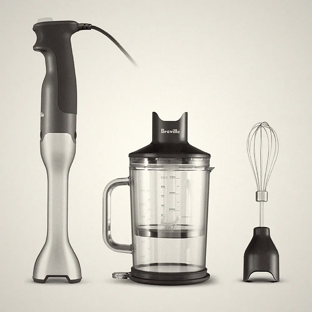 Breville BSB510XL Control Grip Immersion Blender, Brushed Stainless Steel