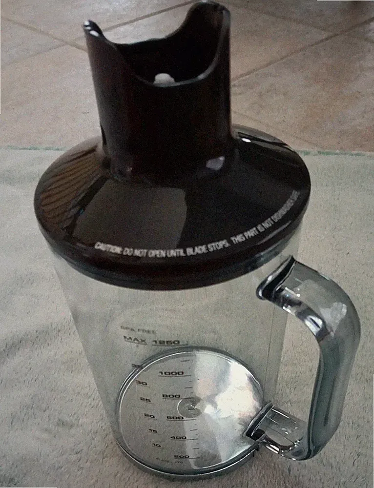 Breville BSB510XL Control Grip Immersion Blender Measuring XL Jug chopper lid