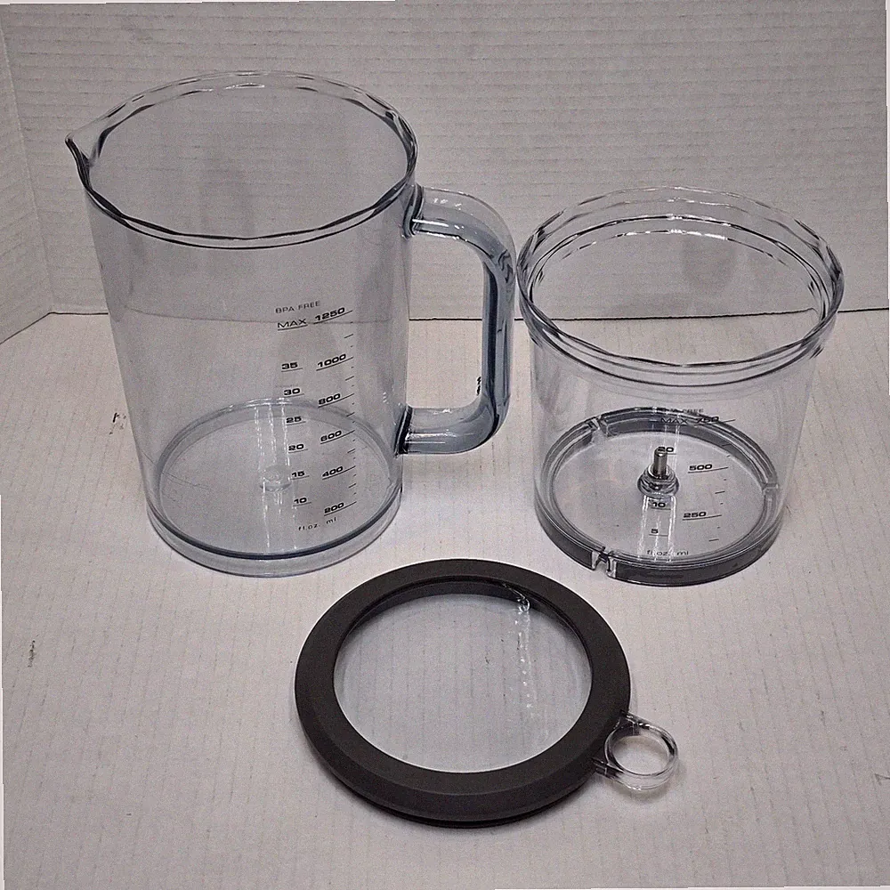 Breville BSB510XL Control Grip Immersion Hand Blender Chopper Bowl & 42 Oz Jug