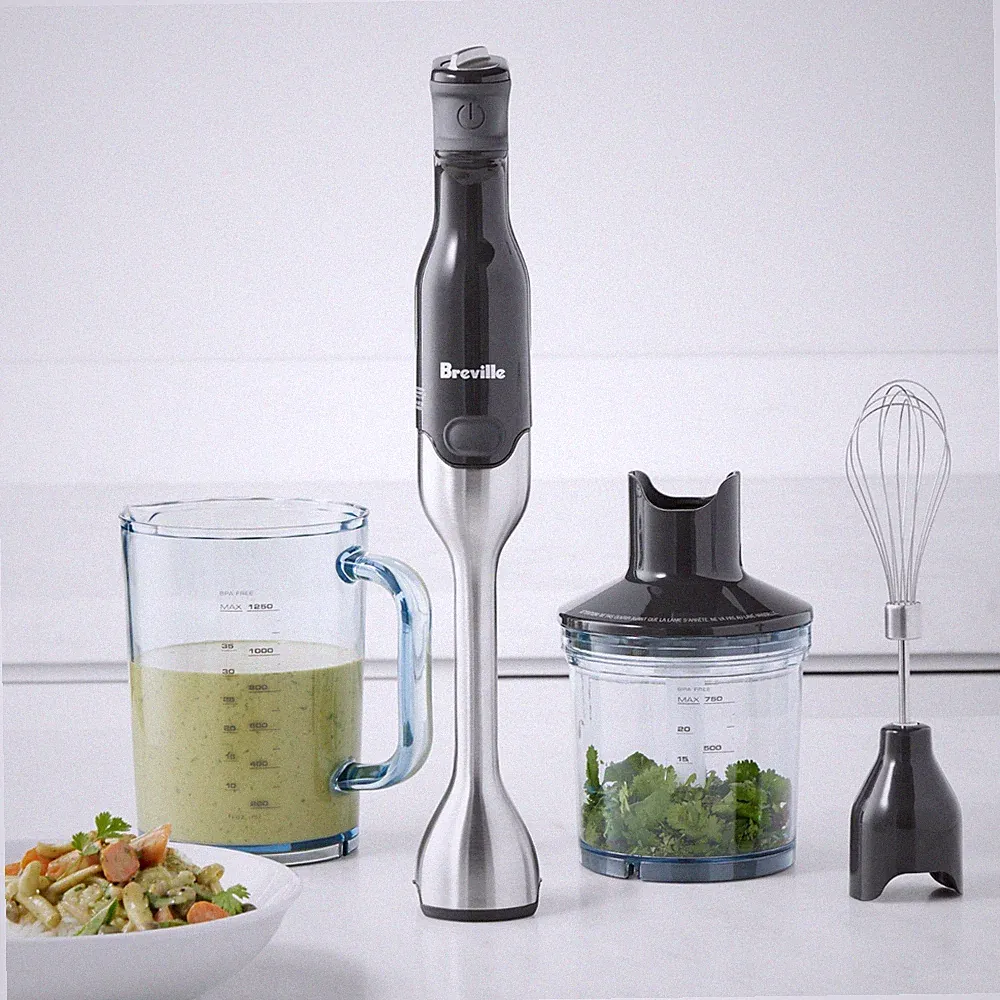 Breville Control Grip Immersion Blender 280W 15-Speed, Model BSB510XL (US STOCK)