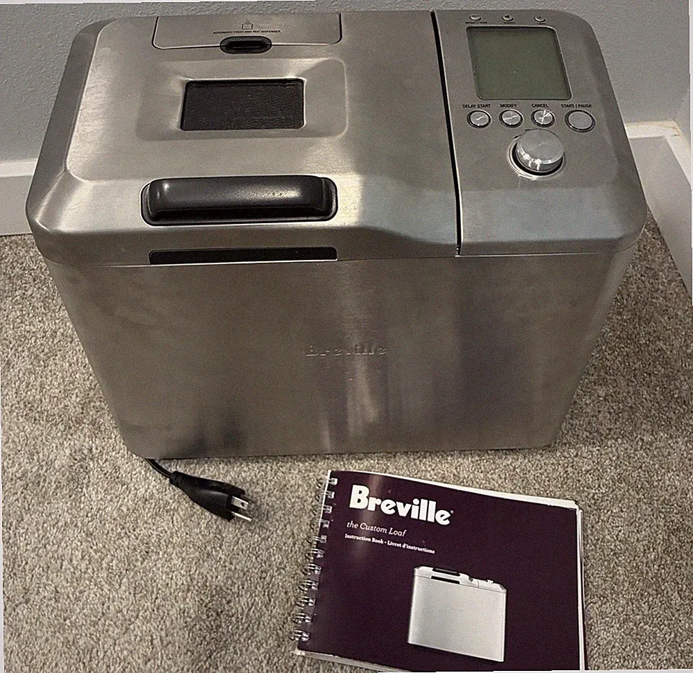 Breville Custom Loaf Bread Maker BBM800XL Brushed Stainless Steel Tested