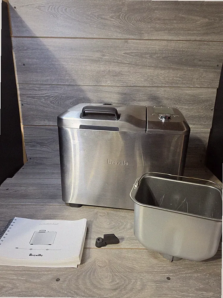 Breville Custom Loaf Bread Maker BBM800XL Brushed Stainless Steel Tested Works