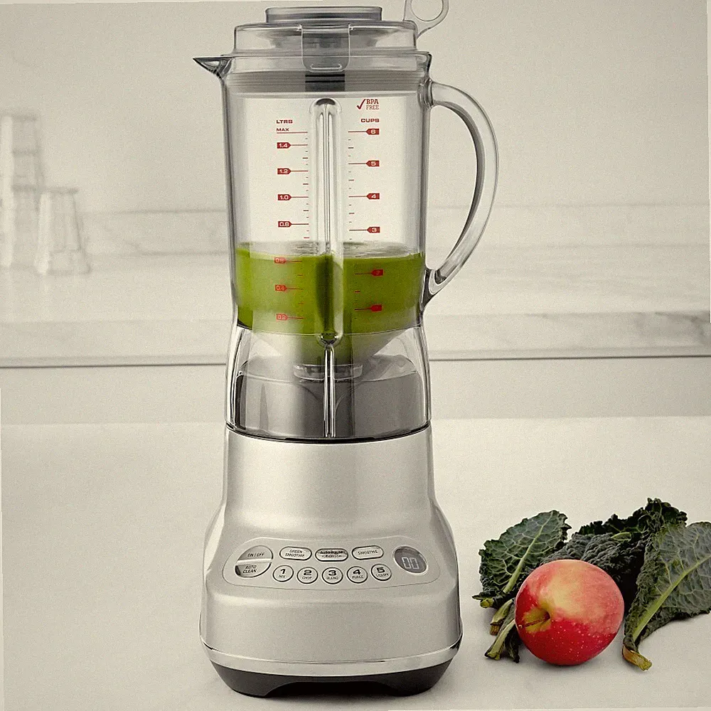 Breville Fresh & Furious® Blender - Silver - Freeship US, Brand New