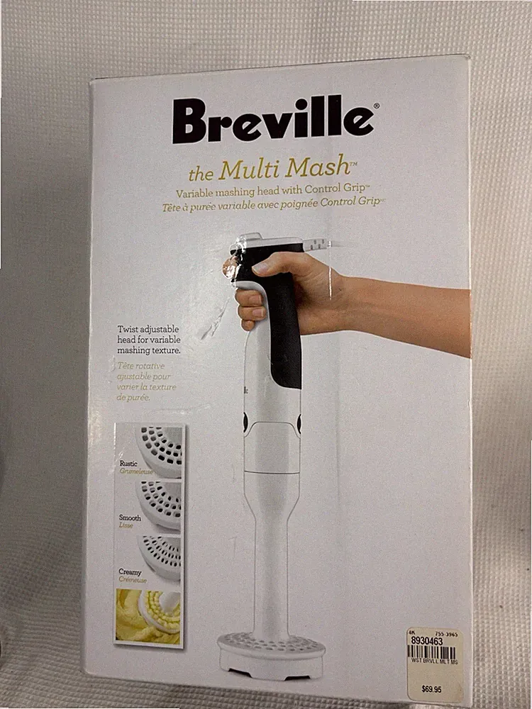 Breville Multi Mash Immersion Hand Blender New Open Box BSB380XL