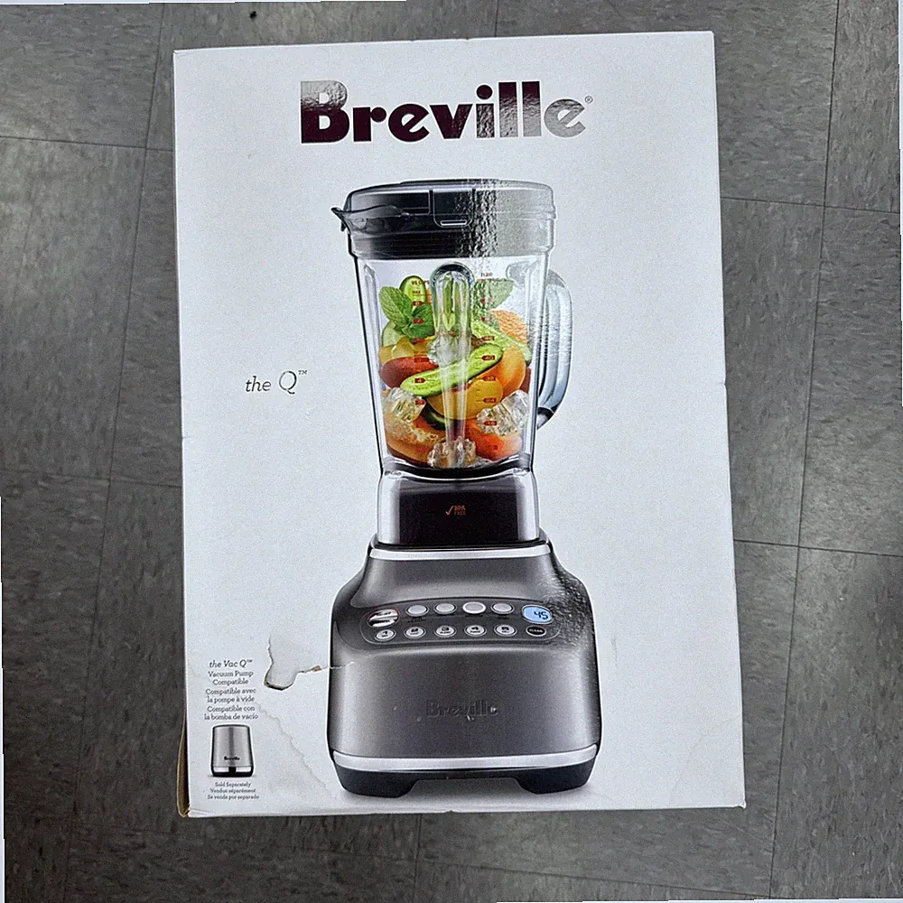 Breville Q 68 Ounce Countertop Blender Smoked Hickory new