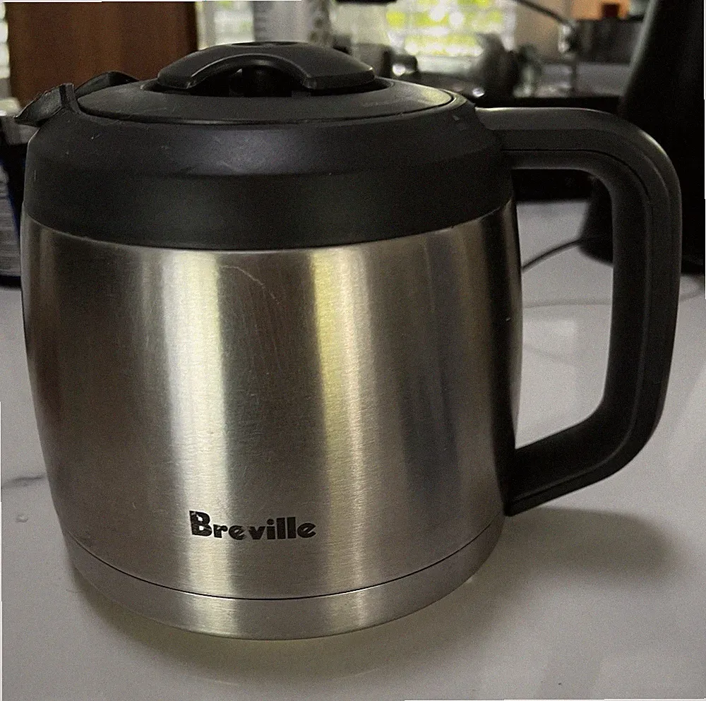 Breville Stainless Steel Silver/Black Locking Lid