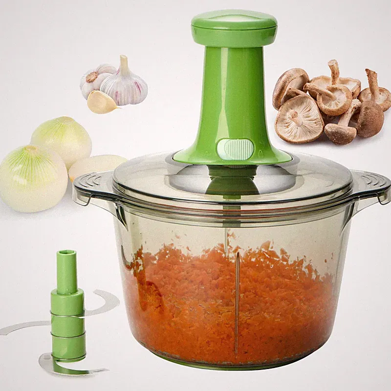 Brieftons Express Manual Food Chopper Large 8.5-Cup Hand Chopper Vegetable