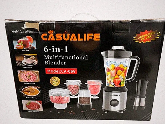 Casualife Countertop Blender Food Processor Combo