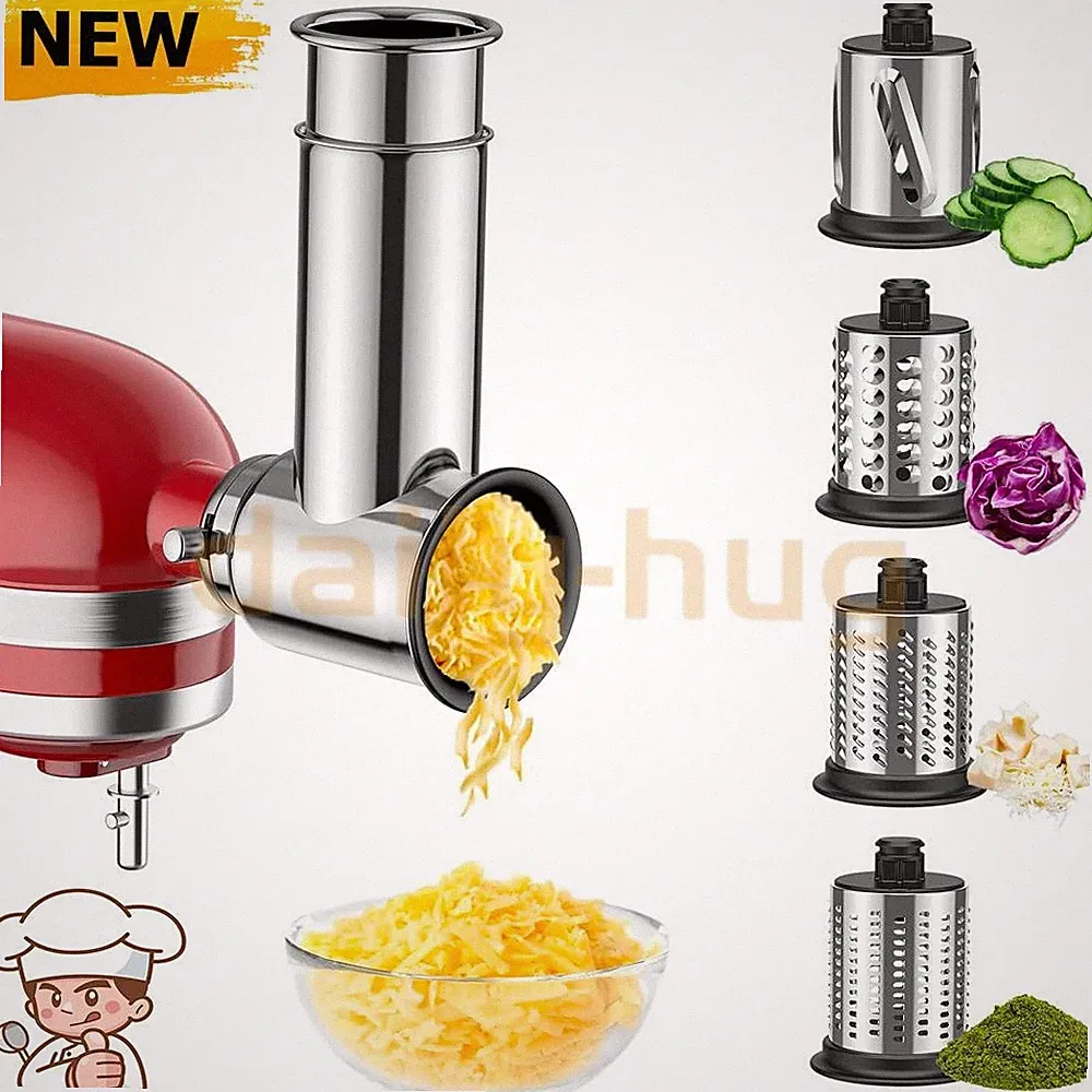 Cheese Grater Slicer Shredder Attachment for Kitchenaid Mixers Salad Maker New