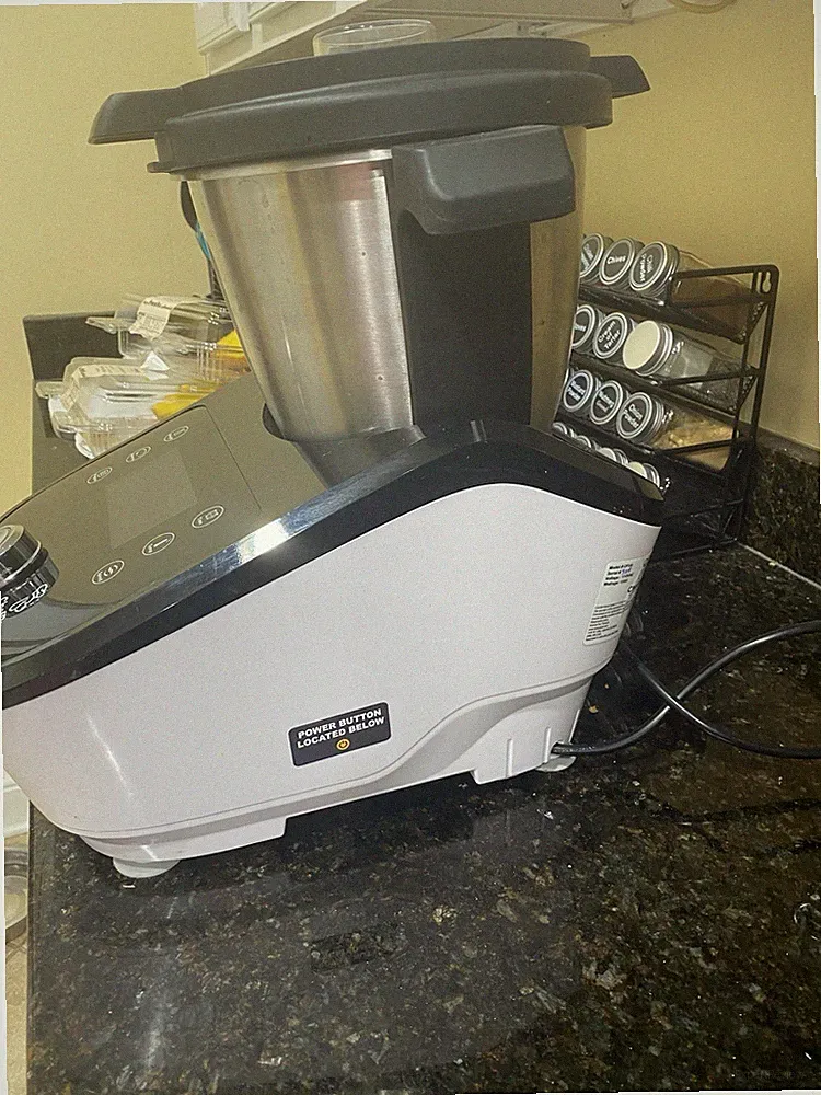 ChefPaw Full-Size Food Processor 3.0L Black Silver 4-Blade Electric Chop Blend