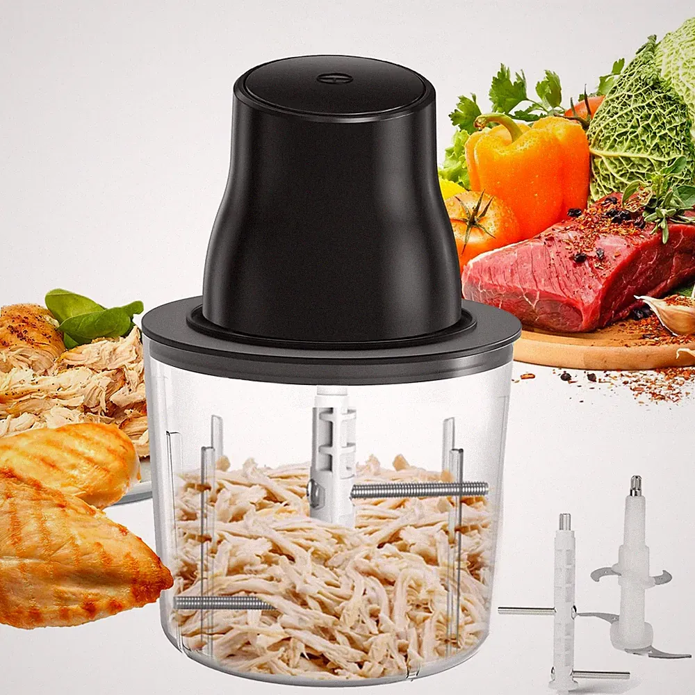 Chicken Shredder, 2 in 1 Food Processor for Meat Grinder/Chicken Breast Shred...