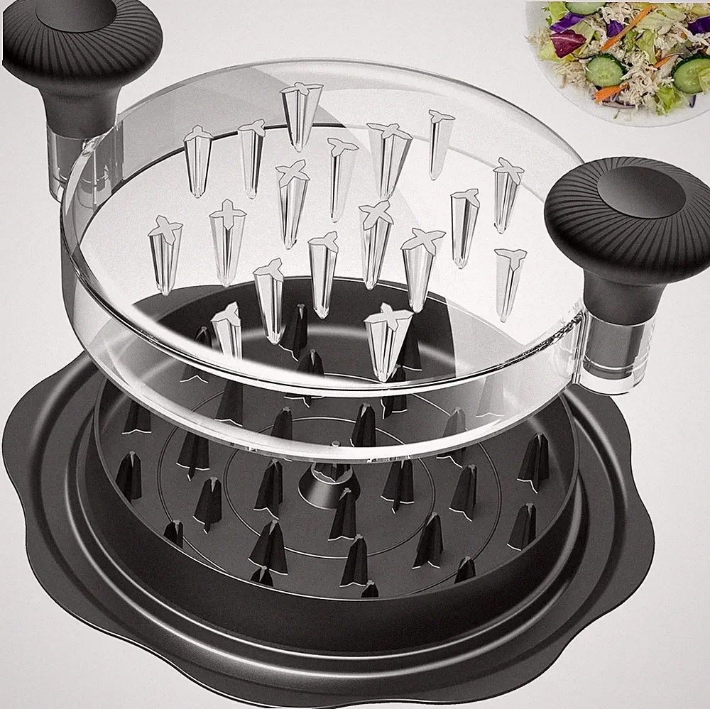 Chicken Shredder Tool - Effortless Meat Shredding with Visible Results